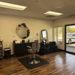 Specialty Beauty Spa - Waiting area and brow station.