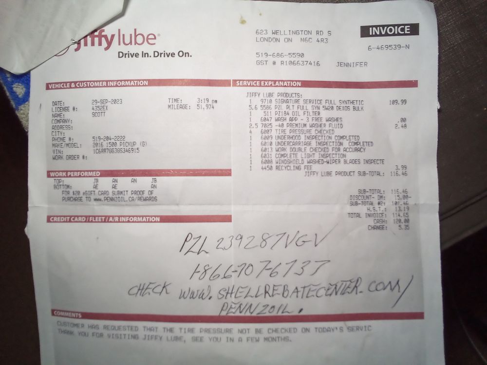 JIFFY LUBE Updated September 2024 623 Wellington Rd S, London, Ontario Oil Change Stations