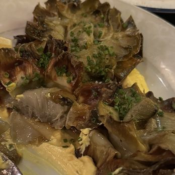 Beatnik On The River - Crispy Artichoke (that preserved lemon labneh underneath really complimented it well and added a nice layer to the savory artichoke) - Cocktail Bars Near Me - Chicago, Illinois Beatnik On The River - Crispy Artichoke (that preserved lemon labneh underneath really complimented it well and added a nice layer to the savory artichoke) - Cocktail Bars Near Me - Chicago, Illinois