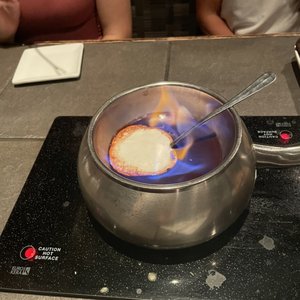 Photo of The Melting Pot - Arlington, VA, United States. Chocolate s'mores fondue