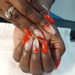Clear Pink & Nude Nails