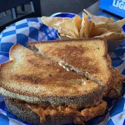 Buffalo Chicken Grilled Cheese