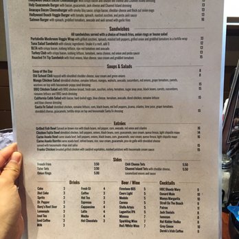 Hollywood Beach Cafe - Menu as of March 2019 - Breakfast & Brunch Near Me - Oxnard, California