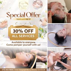 Little Oasis Head Spa & Skincare - : %    
 Available to Everyone!