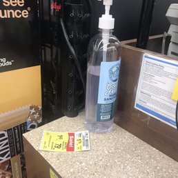 Do love the hand sanitizer near check out station . Do love the hand sanitizer near check out station .