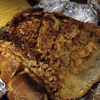 Damon's Steak House - Back to school garlic bread.  All dehydrated garlic and cheese - Steakhouses Near Me - Glendale, California