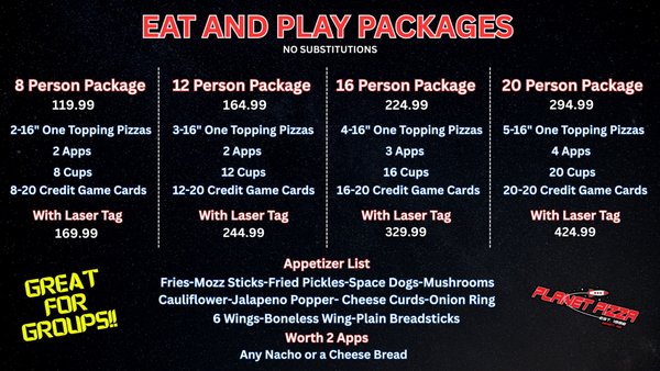 Menu photo 2 Planet Pizza Minot, ND