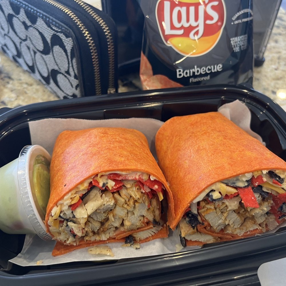 Chipotle Chicken Wrap with tomato wrap Chipotle Chicken Wrap with tomato wrap