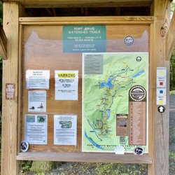Elks Brox Memorial Park - Trail map at Box Baum Trailhead (#6) *I hope they don't mind me leaving a sticker*