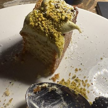 618 - Pistachio Olive Oil Cake - New American Near Me - Freehold Borough, New Jersey