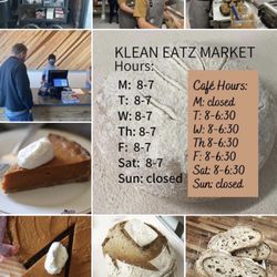 Klean Eatz Sourdough Bakery - Business hours and baked goods.