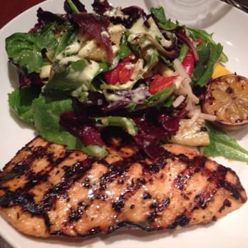 Seasons 52 - Salad with seared salmon - New American Near Me - Altamonte Springs, Florida Seasons 52 - Salad with seared salmon - New American Near Me - Altamonte Springs, Florida