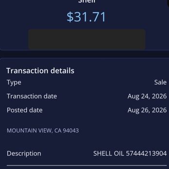 Shell - Proof of oil purchase - Gas Stations Near Me - Mountain View, California Shell - Proof of oil purchase - Gas Stations Near Me - Mountain View, California