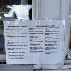 Recommended drink combos