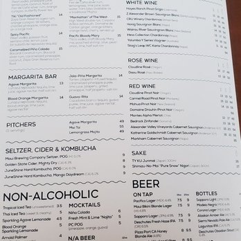 Pacific Catch - Drinks menu - Seafood Near Me - Tustin, California Pacific Catch - Drinks menu - Seafood Near Me - Tustin, California