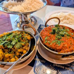 Chana Aloo & Butter Chicken