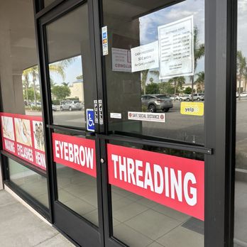 Rita Threading - Front doors - Threading Services Near Me - Long Beach, California