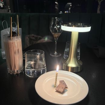 Patron Saint - Birthday toffee & cherry garcia dessert drink - Steakhouses Near Me - Rochester, New York Patron Saint - Birthday toffee & cherry garcia dessert drink - Steakhouses Near Me - Rochester, New York