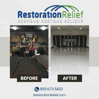 Restoration Relief - Servicing Lancaster PA. Before and After photo - Damage Restoration Near Me - Ephrata, Pennsylvania