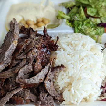 Zait & Zaatar - Beef plate, meat was dry and underseasoned. - Mediterranean Near Me - Anaheim, California Zait & Zaatar - Beef plate, meat was dry and underseasoned. - Mediterranean Near Me - Anaheim, California