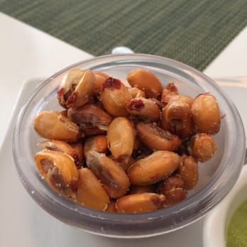Costa Verde - Peruvian corn kernels and aji verde - think "chips & dip"! - Peruvian Near Me - Naples, Florida