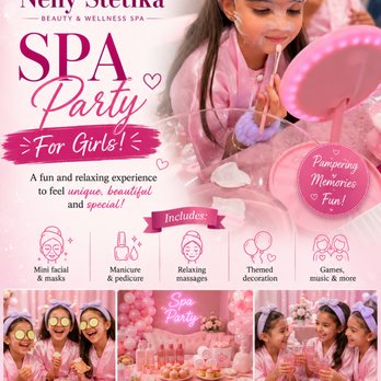 Neny Stetika - Spa de niñas con mesa picnic incluye decoracion y mesa de snacks - Skin Care Near Me - Winthrop, Massachusetts Neny Stetika - Spa de niñas con mesa picnic incluye decoracion y mesa de snacks - Skin Care Near Me - Winthrop, Massachusetts