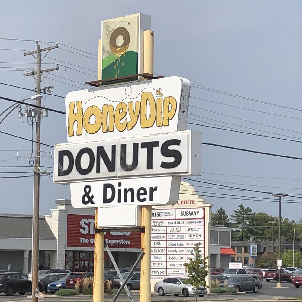 Honey Dip Donuts - a sign for a donut shop - Donuts Near Me - Columbus, Ohio Honey Dip Donuts - a sign for a donut shop - Donuts Near Me - Columbus, Ohio