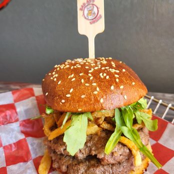Bad Ass Burgers - The Warbucks burger - Burgers Near Me - Orlando, Florida Bad Ass Burgers - The Warbucks burger - Burgers Near Me - Orlando, Florida