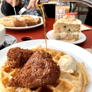 Timeless Coffee - Chicken and Waffles + Birthday Cake - Bakeries Near Me - Oakland, California Timeless Coffee - Chicken and Waffles + Birthday Cake - Bakeries Near Me - Oakland, California
