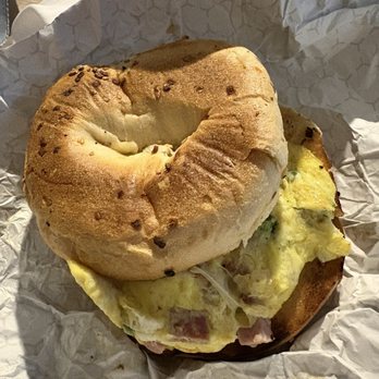 Bagel Time Cafe - Western Sandwich on everything bagel - Cafes Near Me - Wildwood Crest, New Jersey