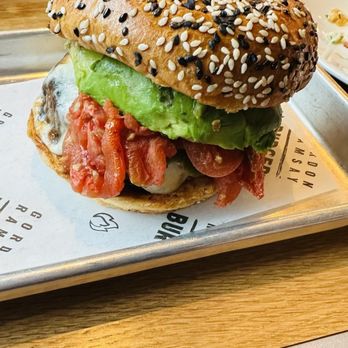 Gordon Ramsay Burger - Hell's Kitchen Burger! Spicy and delicious! - Salad Near Me - Chicago, Illinois