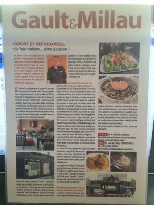 Menu photo 2 Cuisine et Dépendances Paris, 75