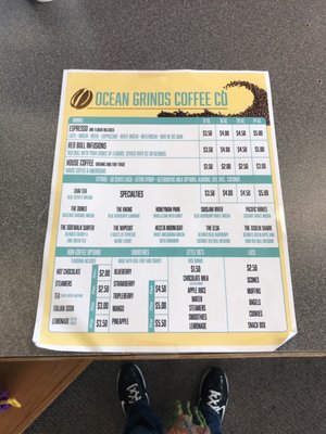 Menu photo 2 Ocean Grinds Coffee Florence, OR Menu photo 2 Ocean Grinds Coffee Florence, OR