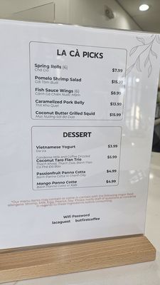 Menu photo 3 La Ca Coffee House Suwanee, GA Menu photo 3 La Ca Coffee House Suwanee, GA