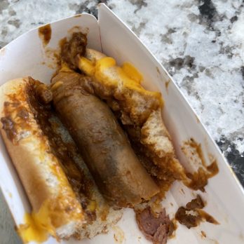 Sonic Drive-In - a hot dog with cheese and mustard - Ice Cream & Frozen Yogurt Near Me - ROCKWALL, Texas