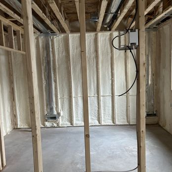 Zebra Insulation - Closed Cell Spray foam in the walls of a new construction - Insulation Installation Near Me - New Hudson, Michigan Zebra Insulation - Closed Cell Spray foam in the walls of a new construction - Insulation Installation Near Me - New Hudson, Michigan