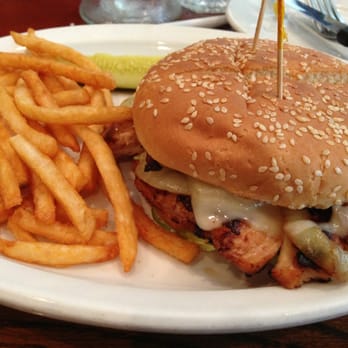 Chestnut Grill - Chicken sandwich, fries, pickle. - American Near Me - Orangeburg, South Carolina Chestnut Grill - Chicken sandwich, fries, pickle. - American Near Me - Orangeburg, South Carolina