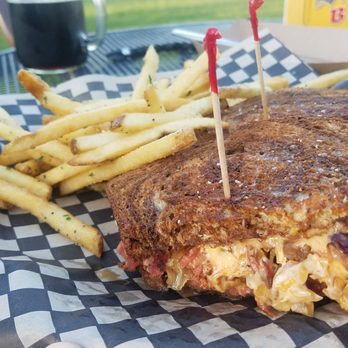 The Corner Pub - SO scrumptious, the Rueben & fries - American Near Me - Bow, Washington