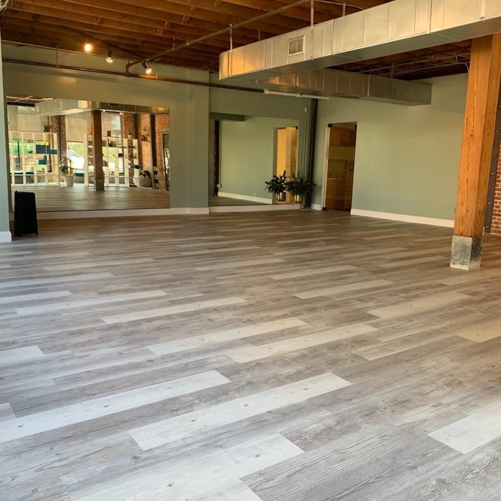 Kai Yoga - First room once you walk into the studio. - Yoga Near Me - San Diego, California