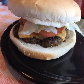 Dempsey's BBQ - Cheeseburger comes with lettuce tomato pickles onion. - Barbeque Near Me - Concordia, Missouri