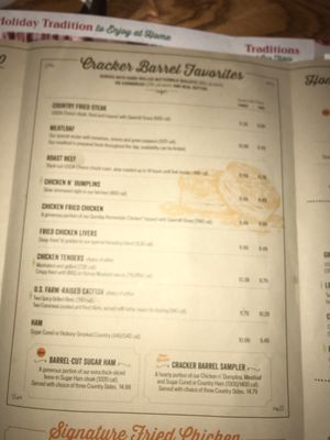 Menu photo 7 Cracker Barrel Old Country Store Alma, AR Menu photo 7 Cracker Barrel Old Country Store Alma, AR