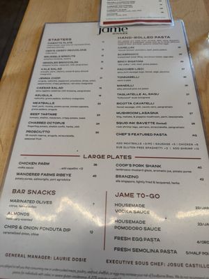 Menu photo 5 Jame Enoteca El Segundo, CA Menu photo 5 Jame Enoteca El Segundo, CA