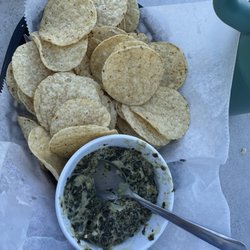 Downwind Restaurant and Lounge - Spinach artichoke dip.