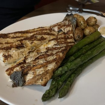 Seasons 52 - Wood-Grilled Boneless Rainbow Trout - New American Near Me - Paramus, New Jersey