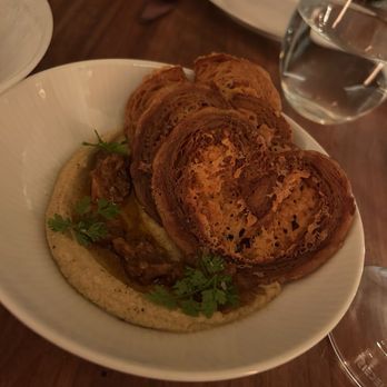 Aquavit - Palmiers, hummus, garlic - Scandinavian Near Me - New York, New York