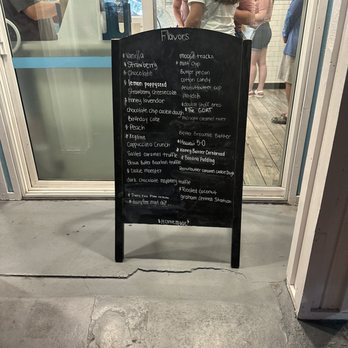 Melt - Flavors when we stopped by. - Ice Cream & Frozen Yogurt Near Me - North Myrtle Beach, South Carolina