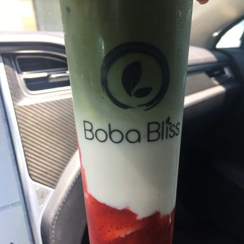 Boba Bliss - Strawberry matcha latte - Bubble Tea Near Me - Dublin, California Boba Bliss - Strawberry matcha latte - Bubble Tea Near Me - Dublin, California