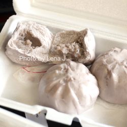 Chen's Dumpling House - B4 Taro Paste Buns (3 pcs) 芋头包 ($5.95) - fluffy, not too sweet