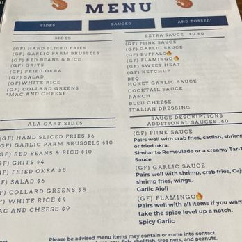 Luchals - Menu - Seafood Near Me - Fountain, Colorado