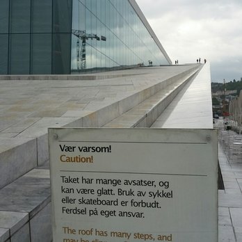 Den Norske Opera & Ballett - The roof was very slippery in the rain. Be careful! - Opera & Ballet Near Me - Oslo, 03 Den Norske Opera & Ballett - The roof was very slippery in the rain. Be careful! - Opera & Ballet Near Me - Oslo, 03